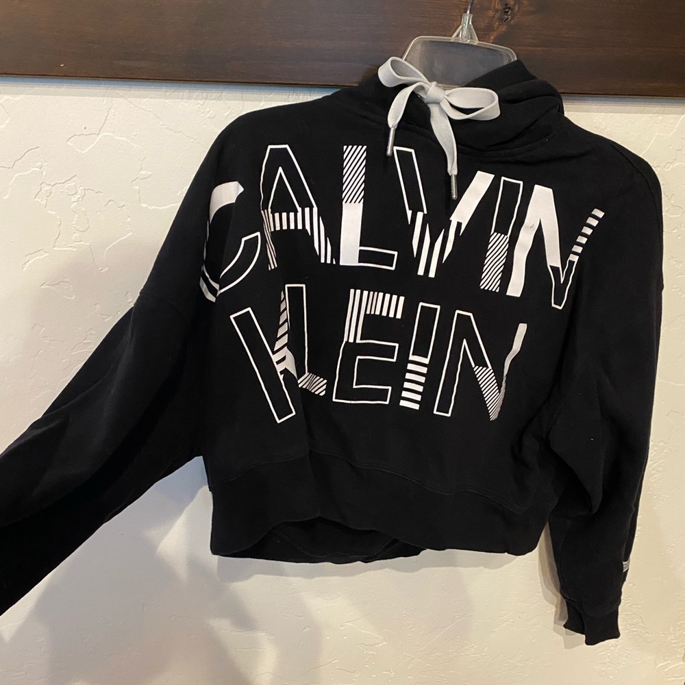 stylish Calvin Klein hoodie.